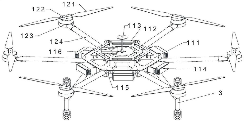 Anti-collision device based on large multi-rotor unmanned aerial vehicle