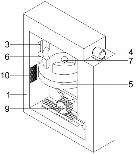 Full-automatic heat treatment production line for forged hub