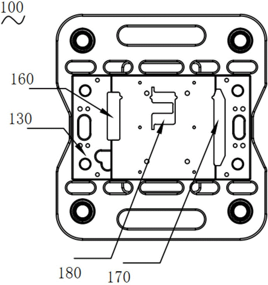 Die cutting die of battery pole piece and die cutting method thereof