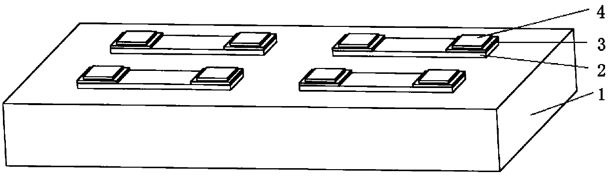 Method for preparation of graphene electrode MoS2 field effect transistor through thermal reduction