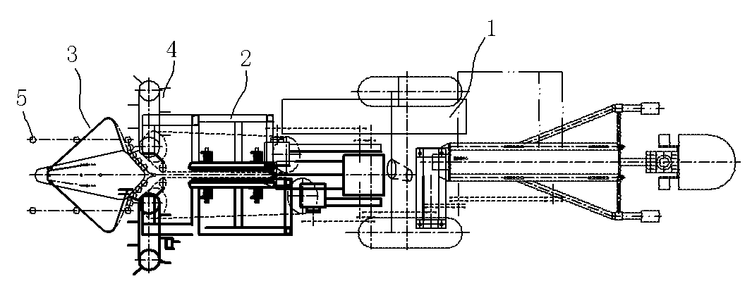 Corn harvester and corn straw guide and support device thereof