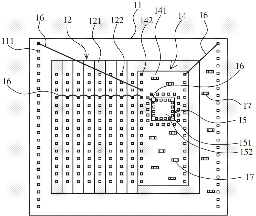 Semiconductor chip stacking structure