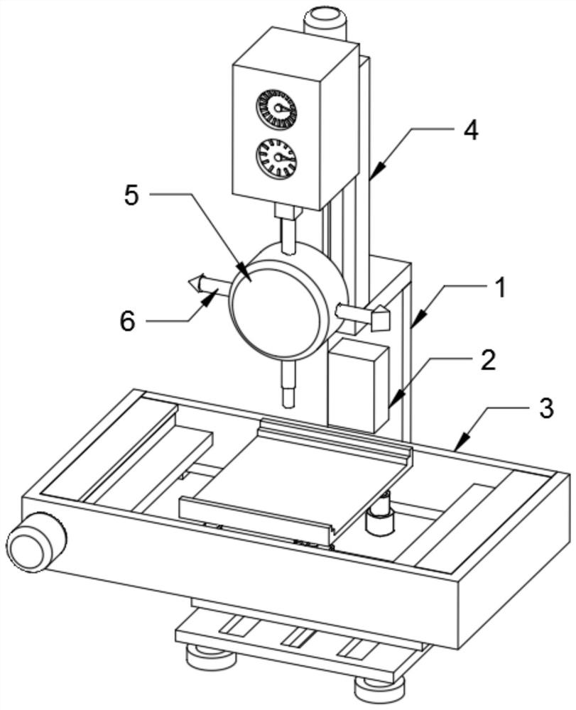 Mobile phone display screen pressure resistance testing device and using method thereof