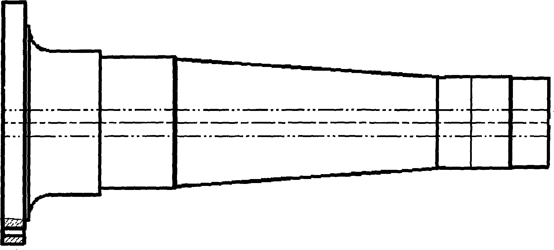 Design method of parameterized part of wind generating set