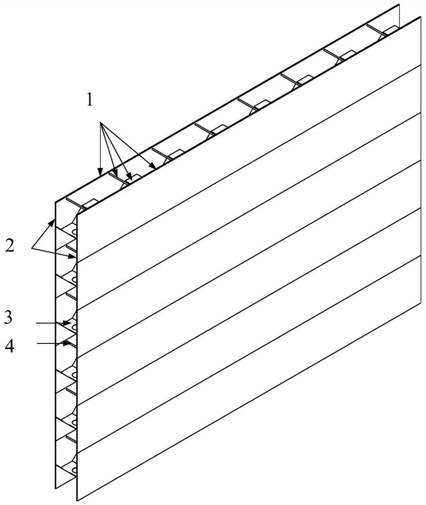 A double-layer steel plate composite shear wall with horizontal open-hole corrugated web