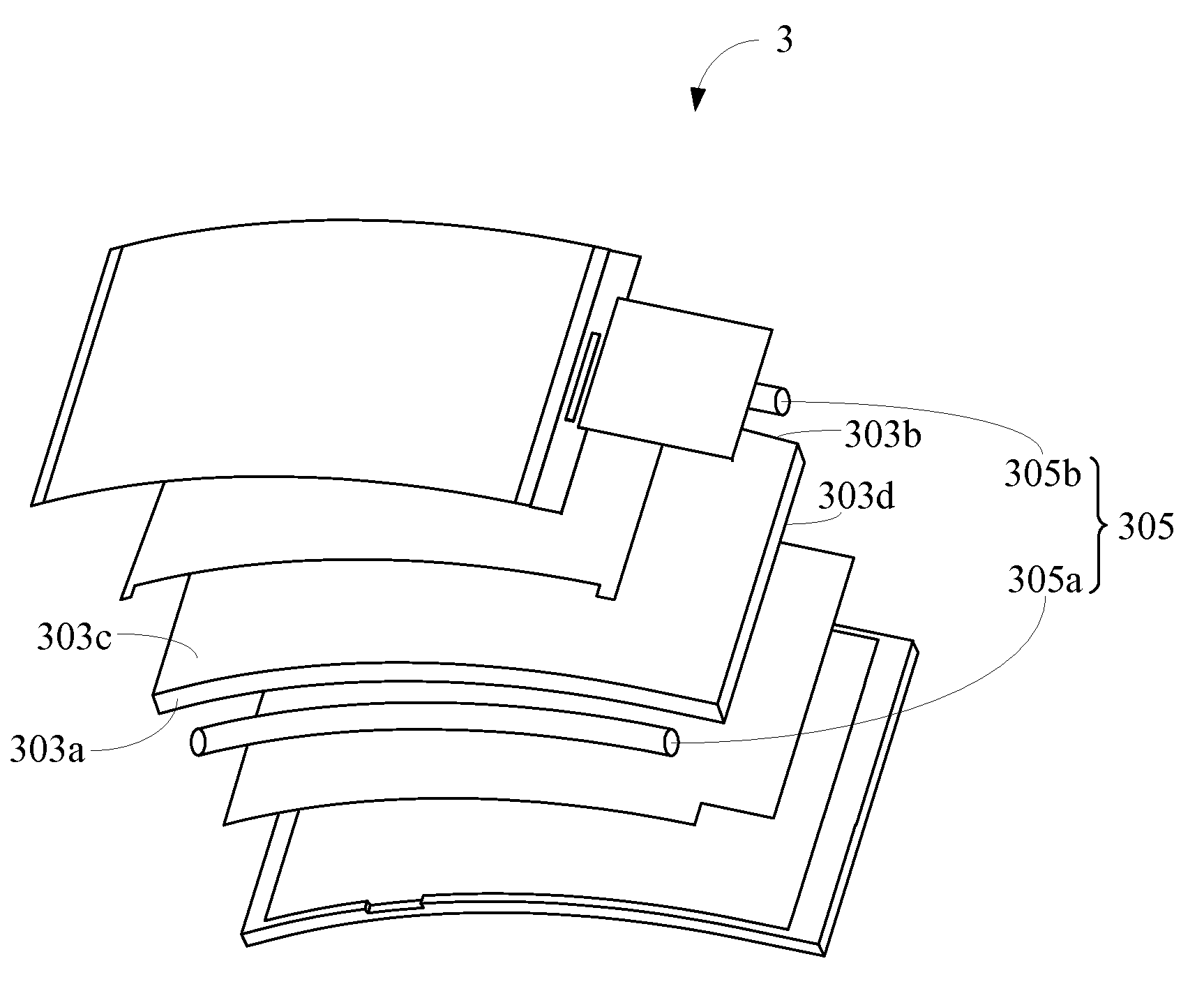 Light Guiding Device and Thin Display Comprising the Same