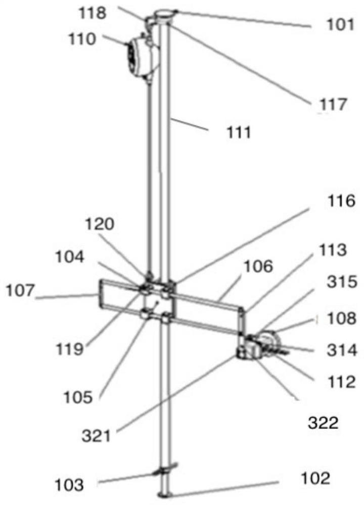 Wall grinding system and mounting method thereof