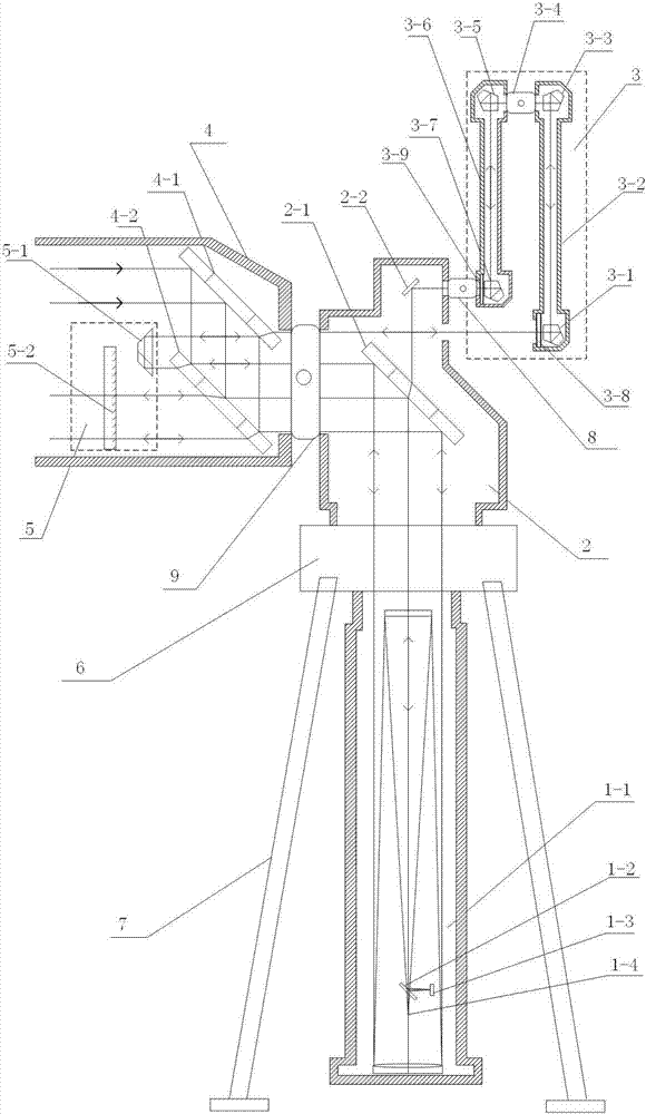 Multi-axis parallelism detection device with large-scale diameter expansion and self-test function