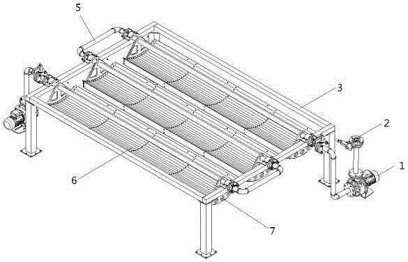 Solar seawater desalination power generation device for ship