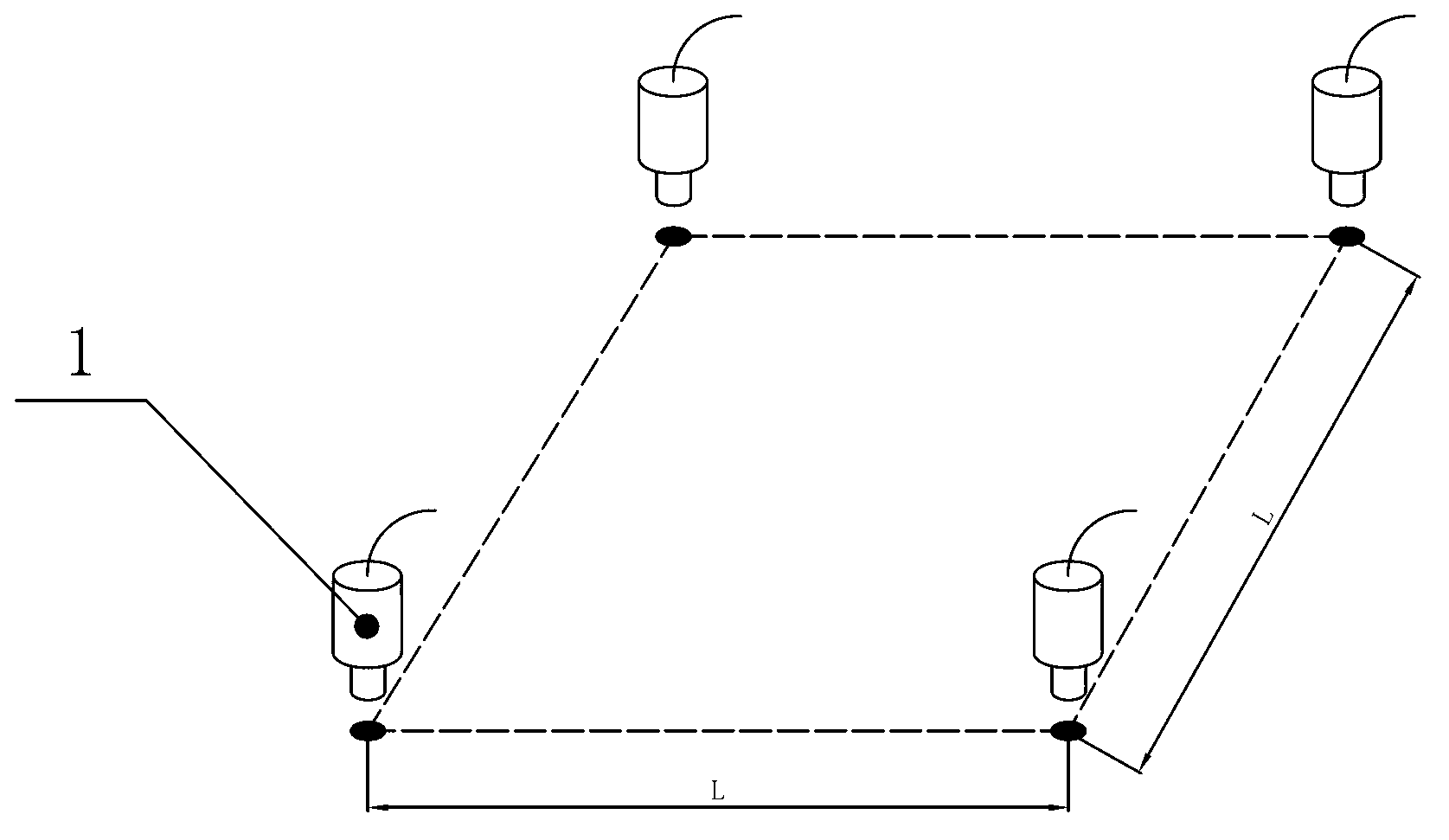 Online measurement system and method for plane shape errors