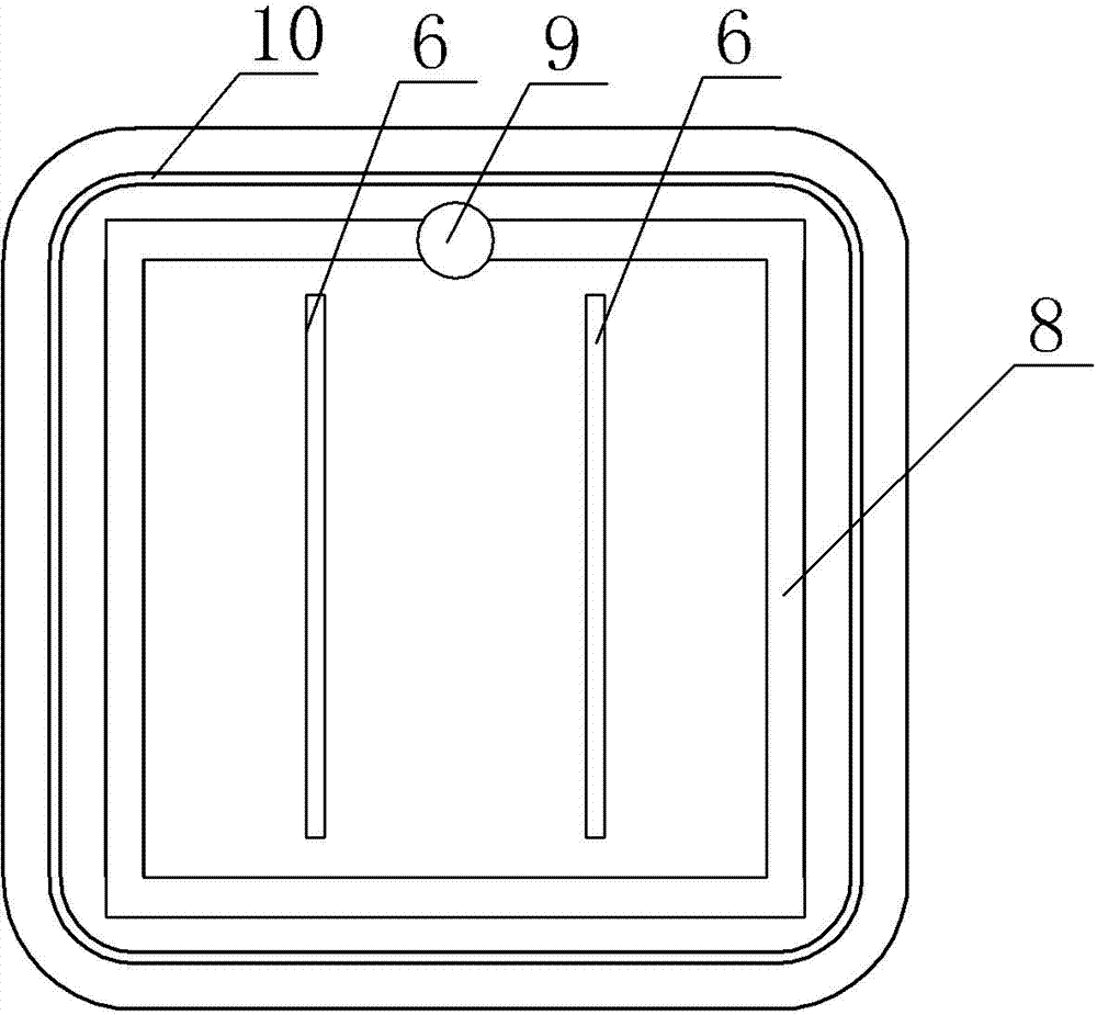 Double-flow passage water-cooling and wind-cooling hybrid device structure for computer CPUs (central processing unit)