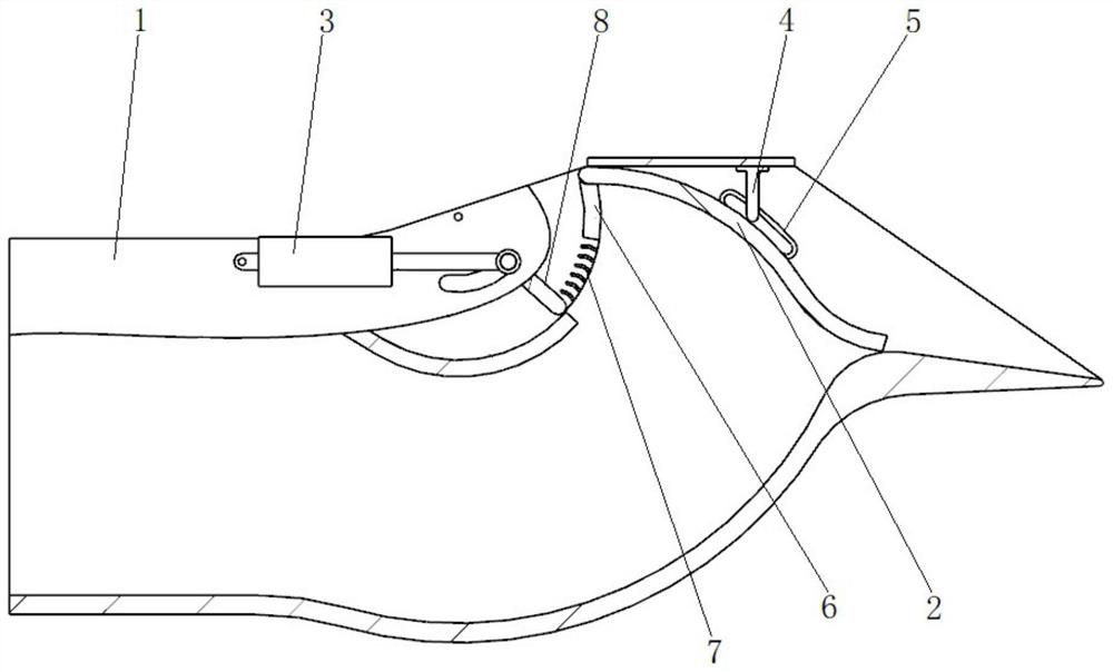 Adjustable jet pipe structure