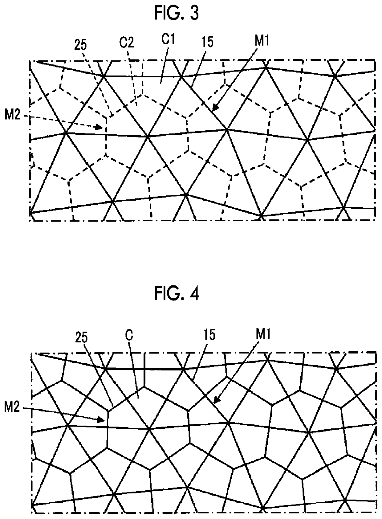 Conductive film for touch panel, touch panel, and touch panel-equipped display device