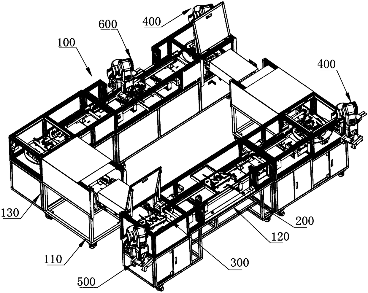 Automatic circulation backflow device for testing electric plate of intelligent sound box