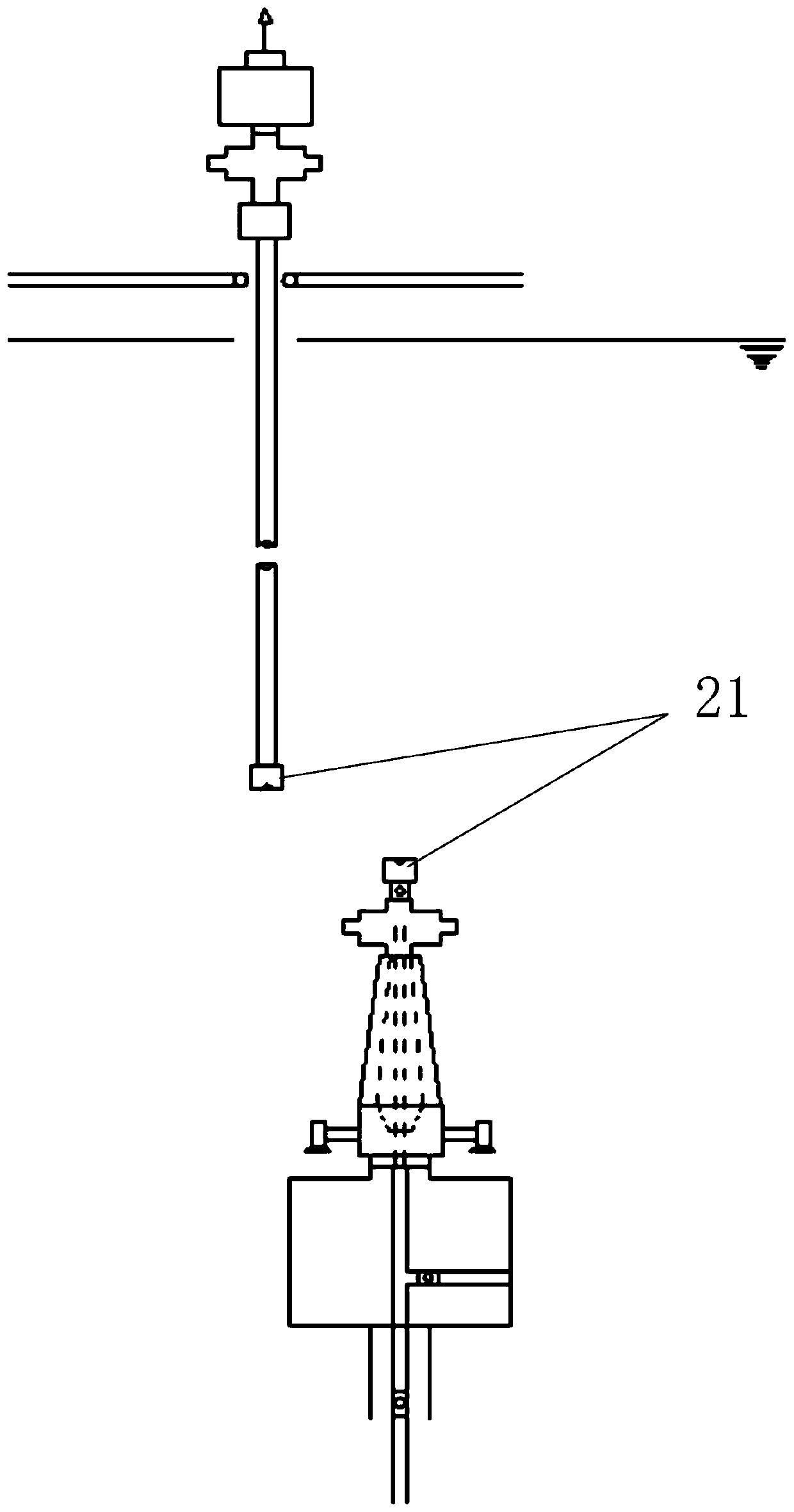 A light workover device and method for deepwater oil and gas fields