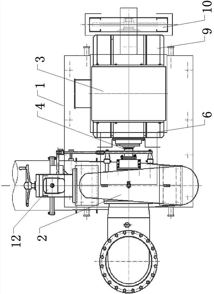 Horizontal type micro equipped water-turbine generator set