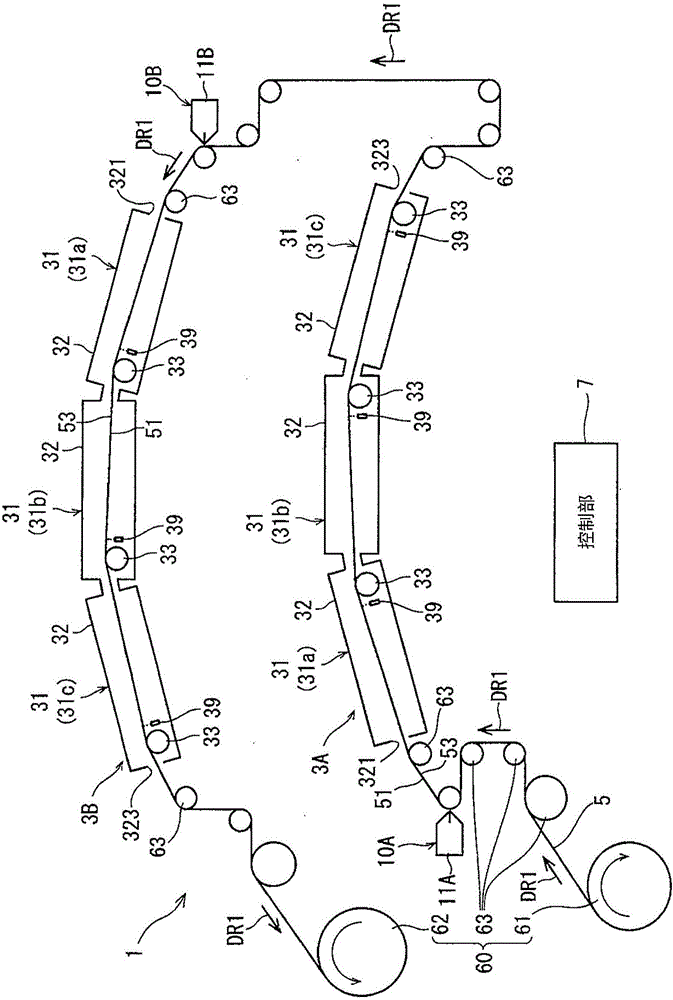 Drying device, coating forming system and method thereof
