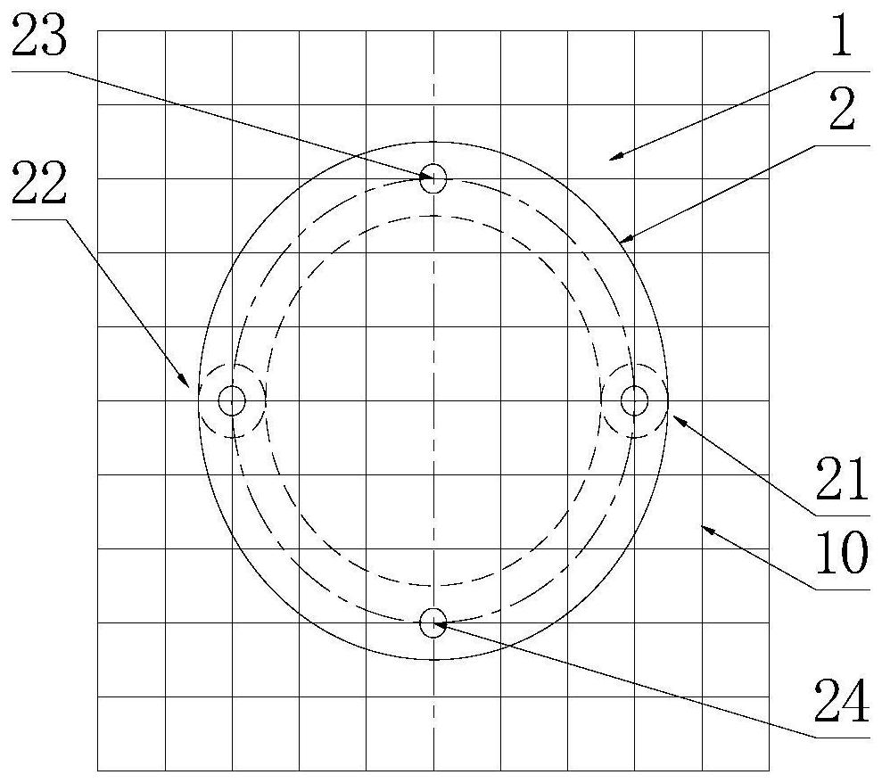 A Quadruped Robot Crawling on a Horizontal Grid