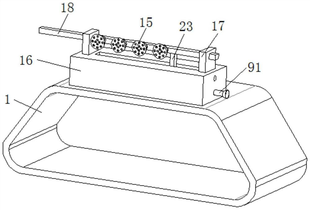 Dust control device for eliminating dust pollution in production and assembly operation of carry-scraper