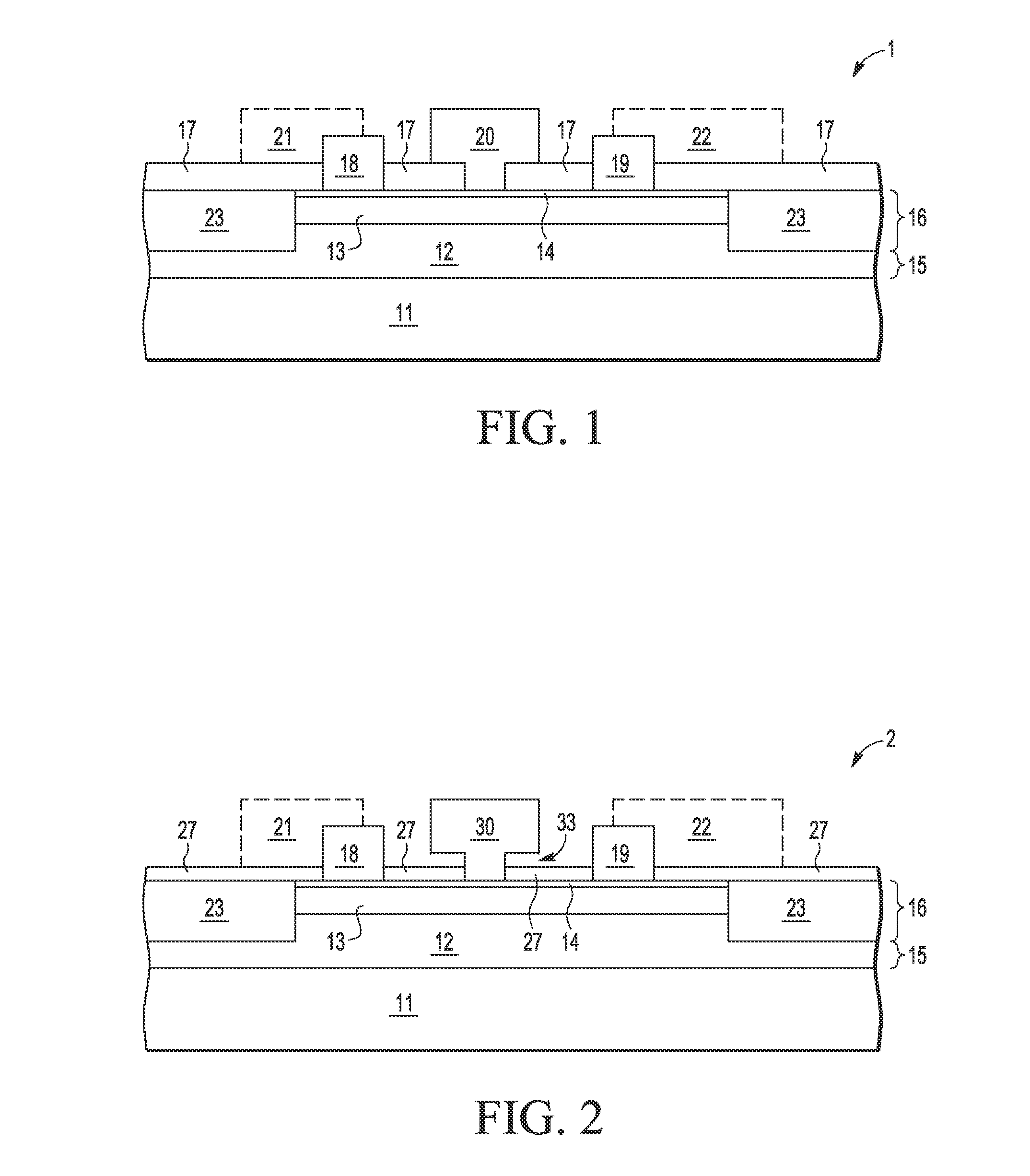 Method for Improving E-Beam Lithography Gate Metal Profile for Enhanced Field Control