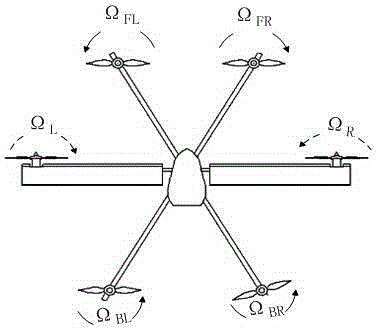 Multi-rotor drone control system and method with tiltable wings and rotors