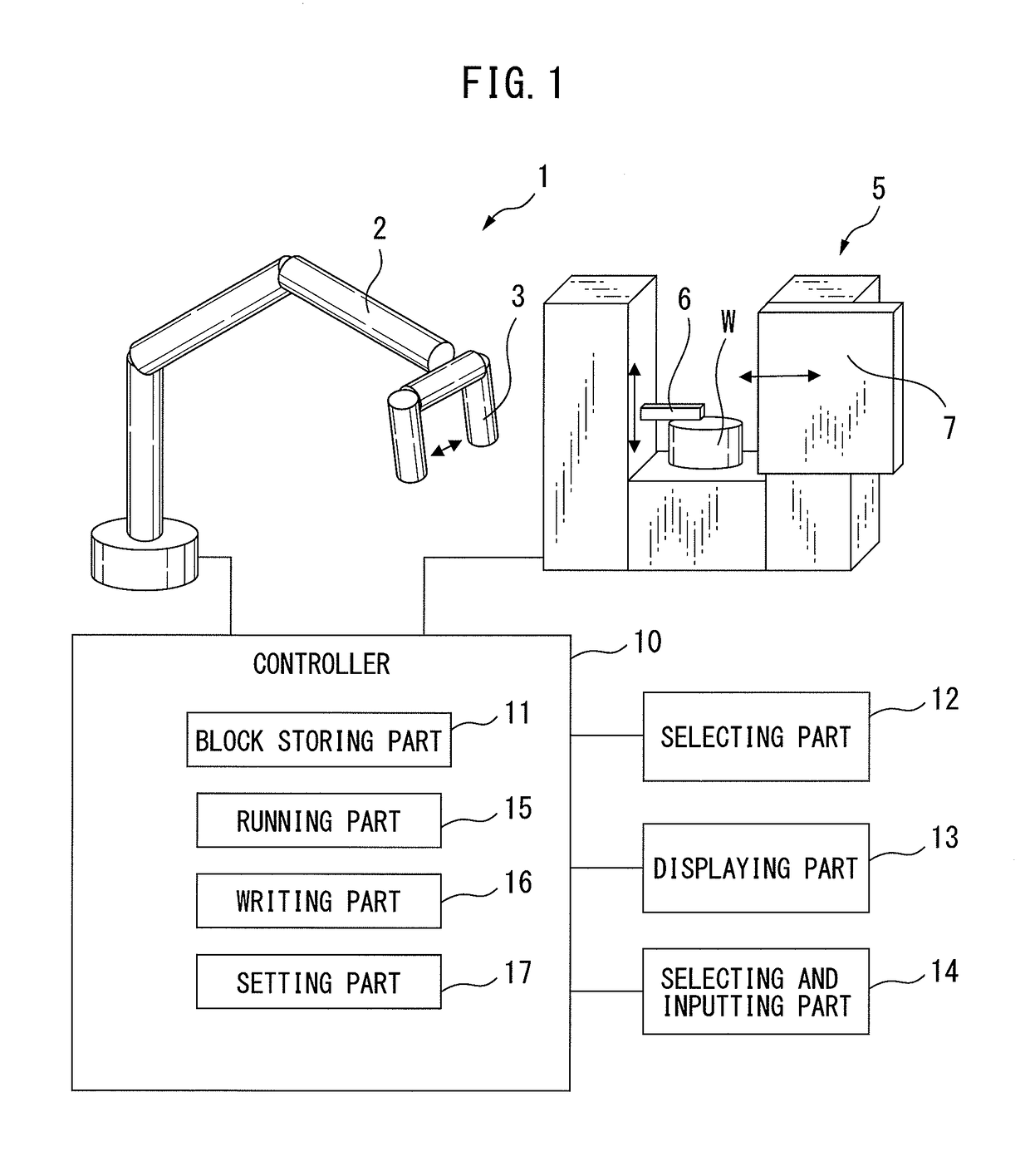 Operating program writing system