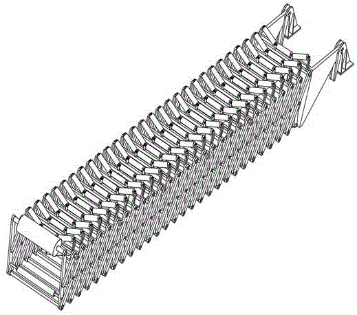 Hydraulic telescopic conveying arm