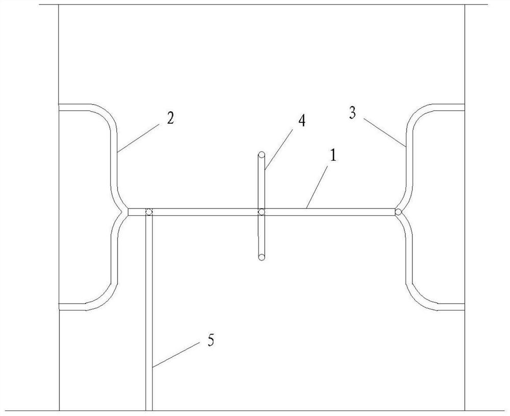 Concrete pumping extrusion pouring construction method for tunnel secondary lining