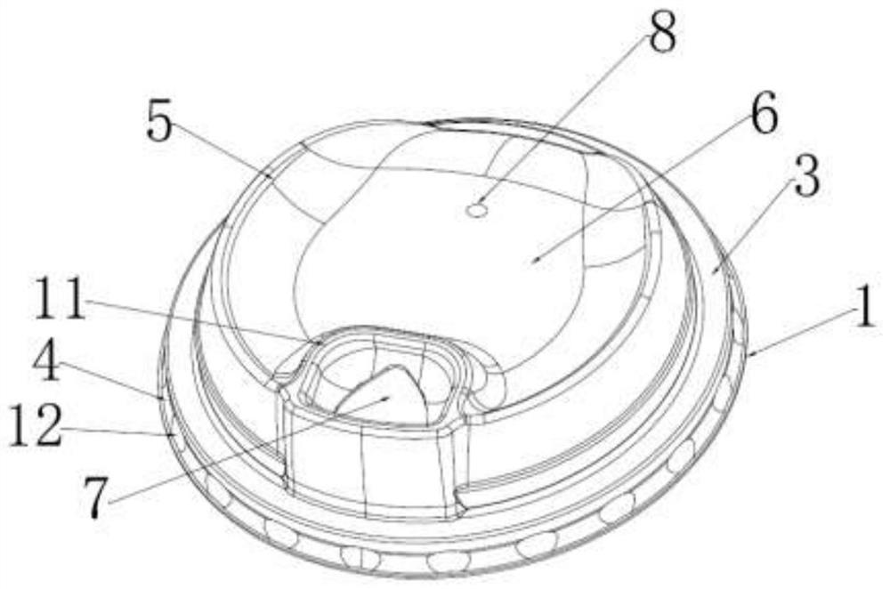 High-barrier straw-free type packaging cup