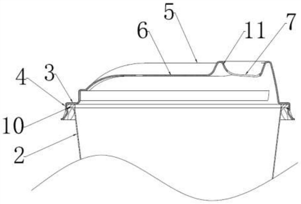 High-barrier straw-free type packaging cup