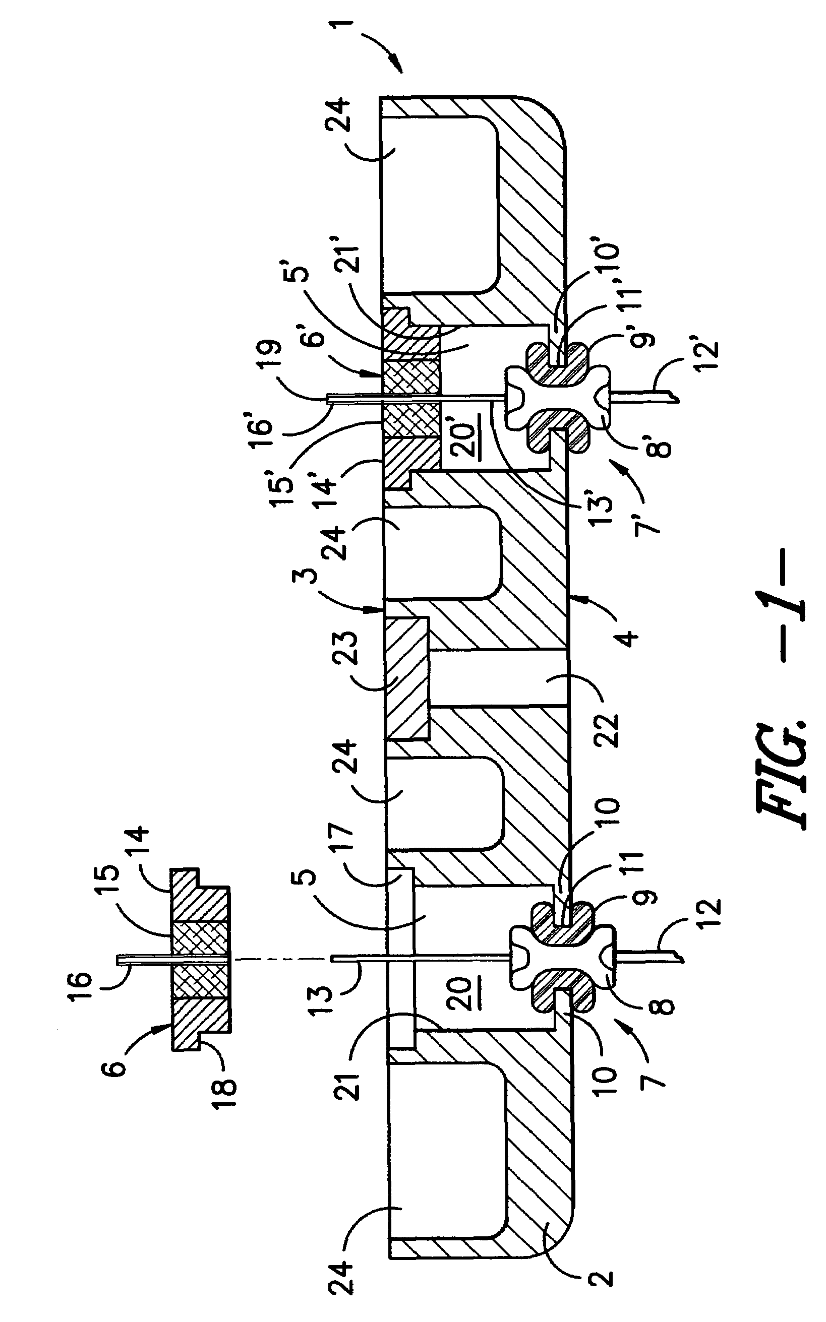 Hermetically sealed electrolytic capacitor