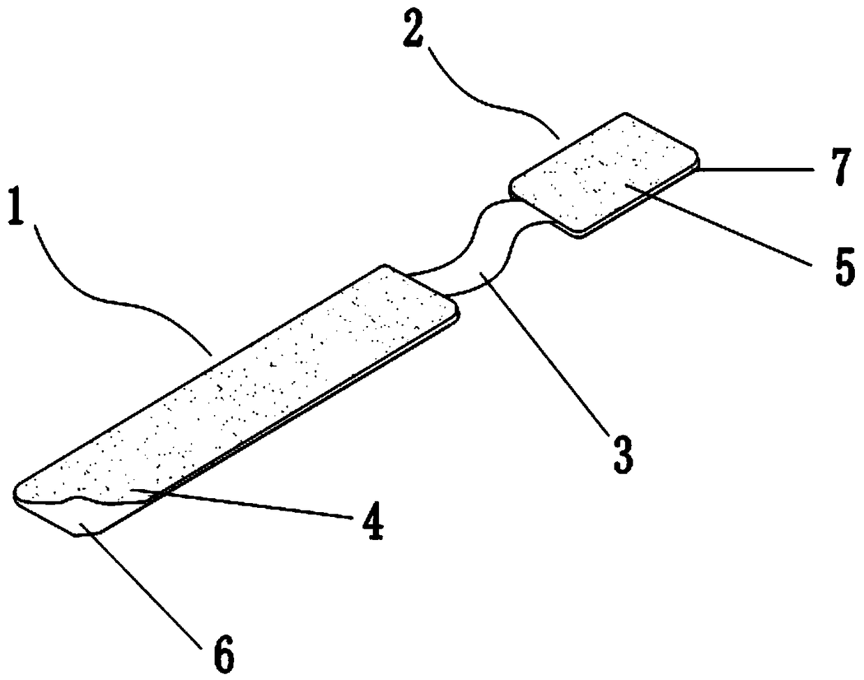 Anti-skidding structure of shoe sole