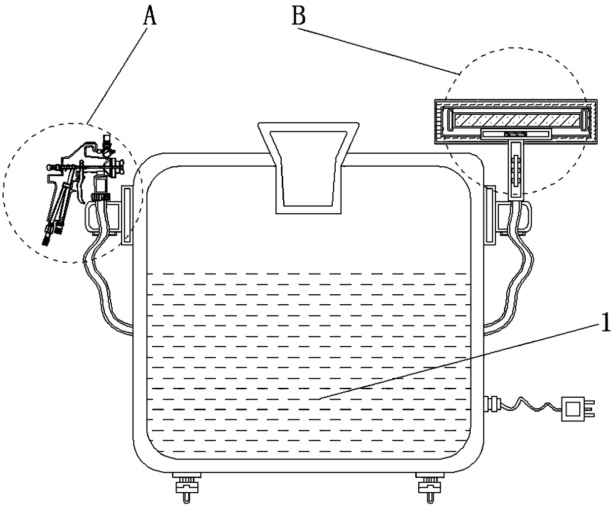 Anti-corrosion device for high-tension power transmission line iron stand