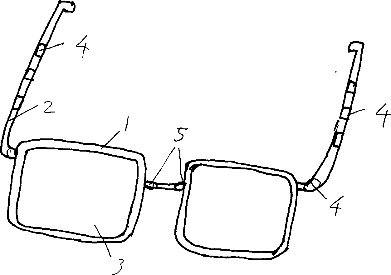 Foldable glasses