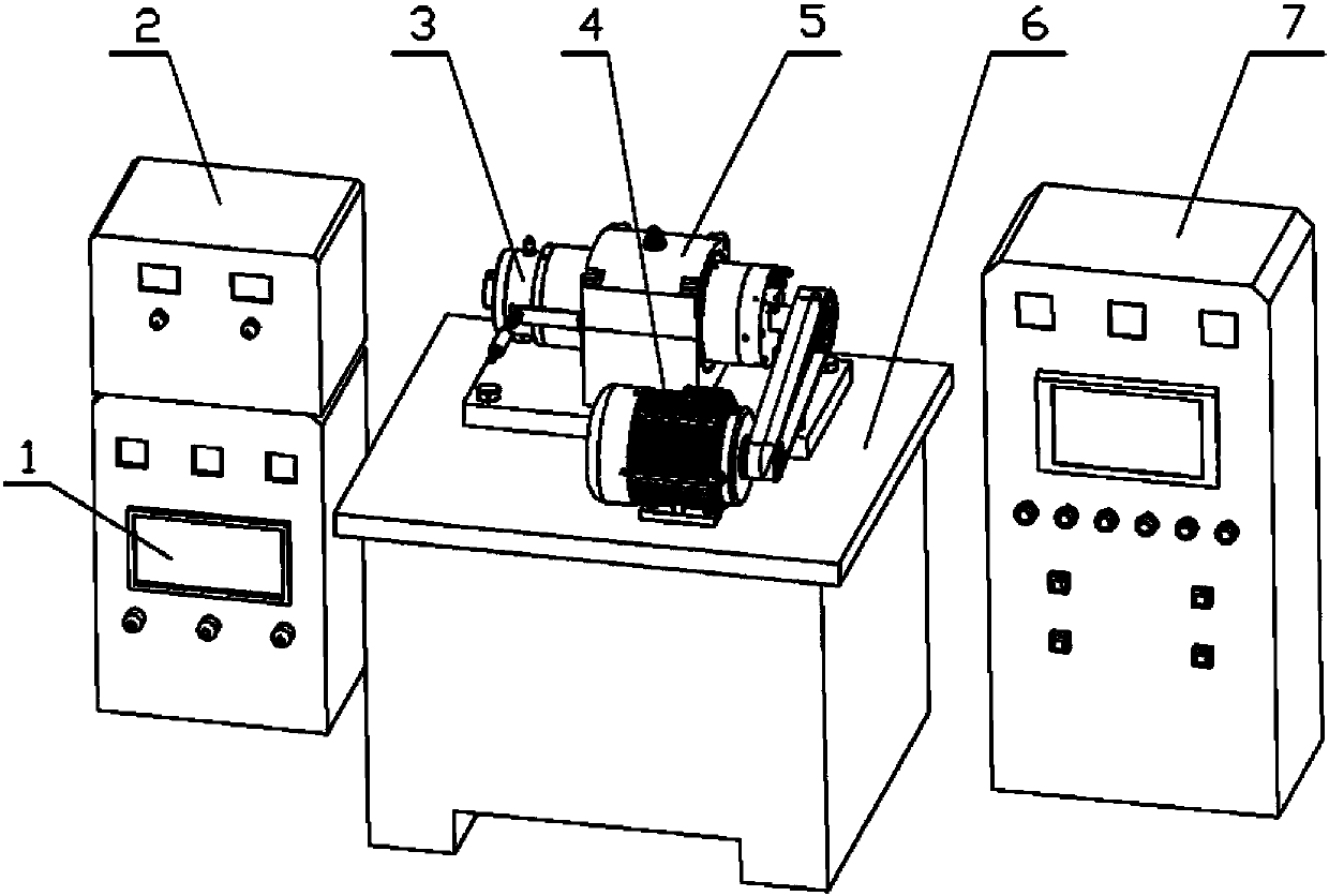 A test method for double-drive electric spindle