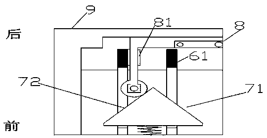 A retractable bed with guardrails