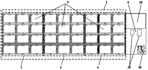 Fresh food distribution terminal refreshment system and work method thereof
