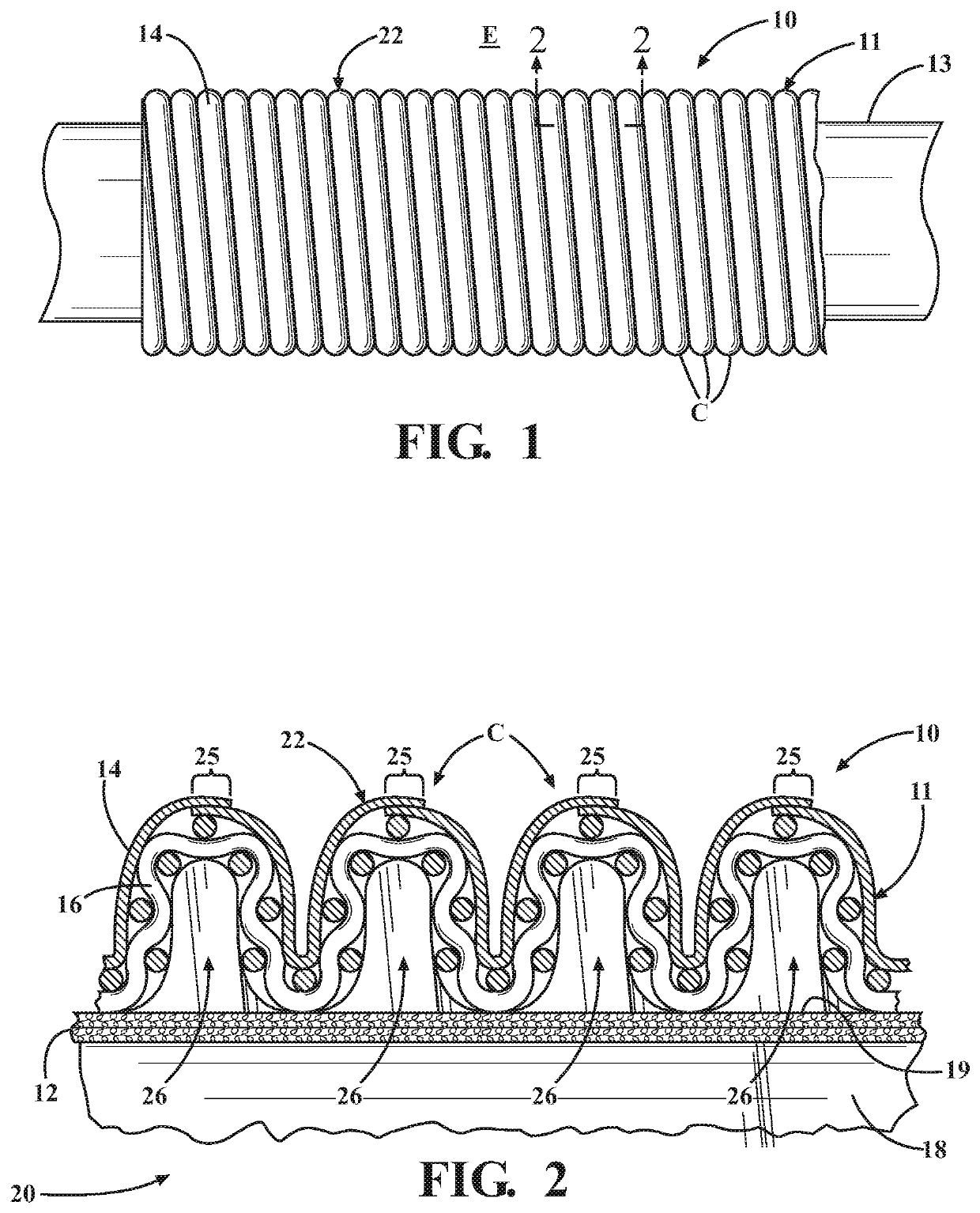 Thermally insulative, durable, reflective convoluted sleeve and method of construction thereof