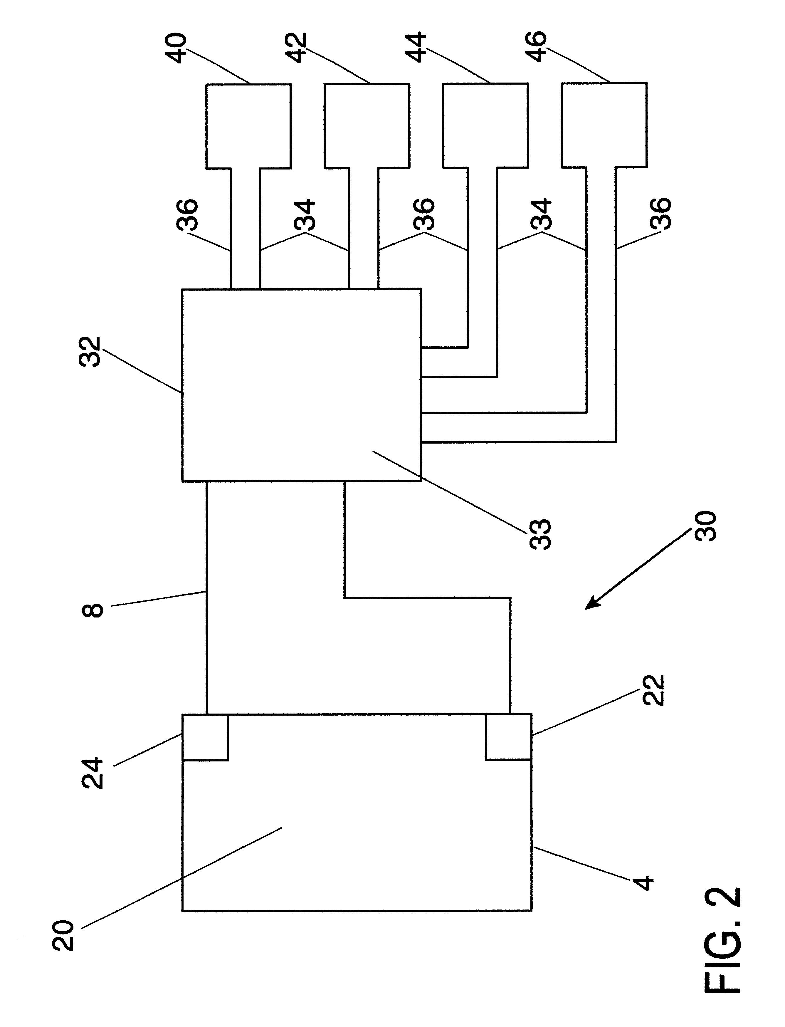 Method and apparatus for interfacing multiple peripheral devices to a host computer