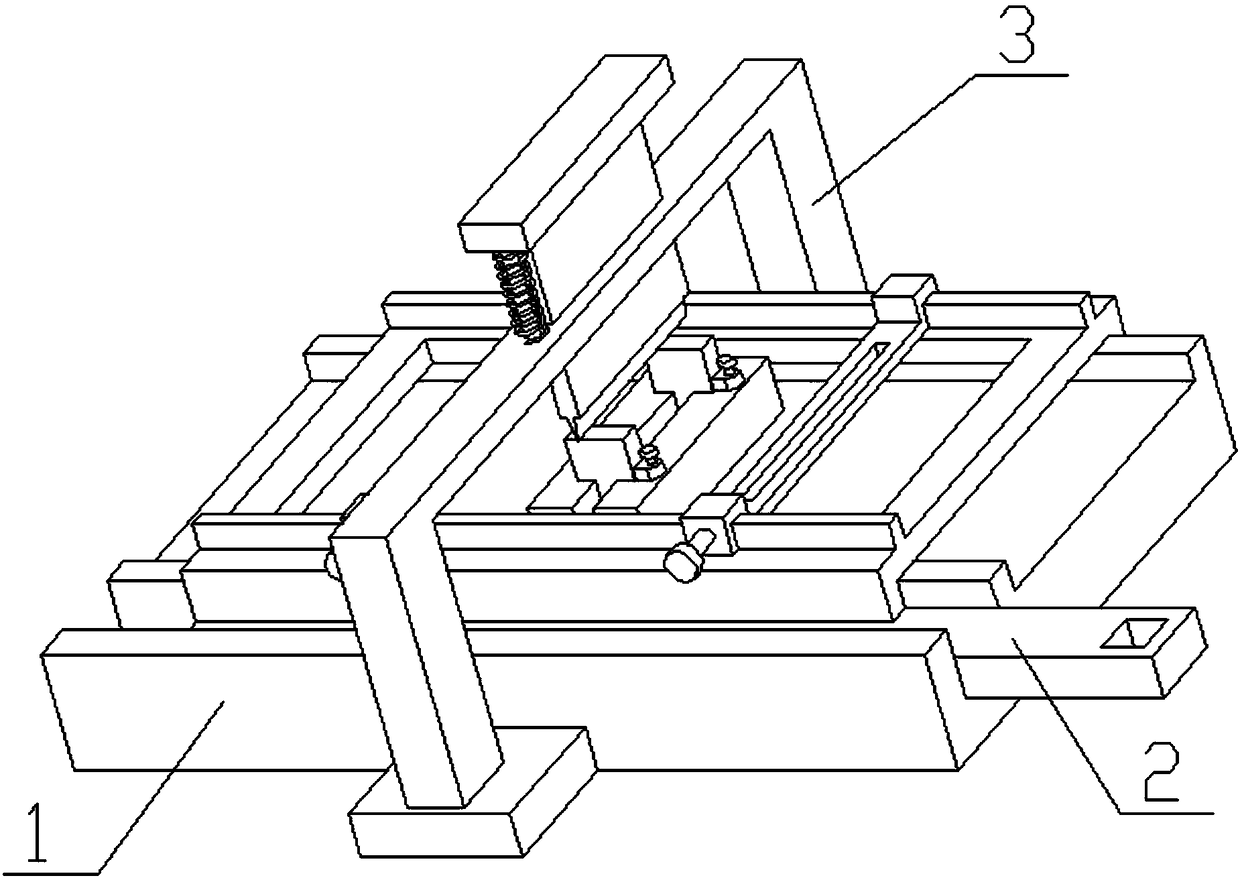 Automatic punching and forming die for electronic component and using method