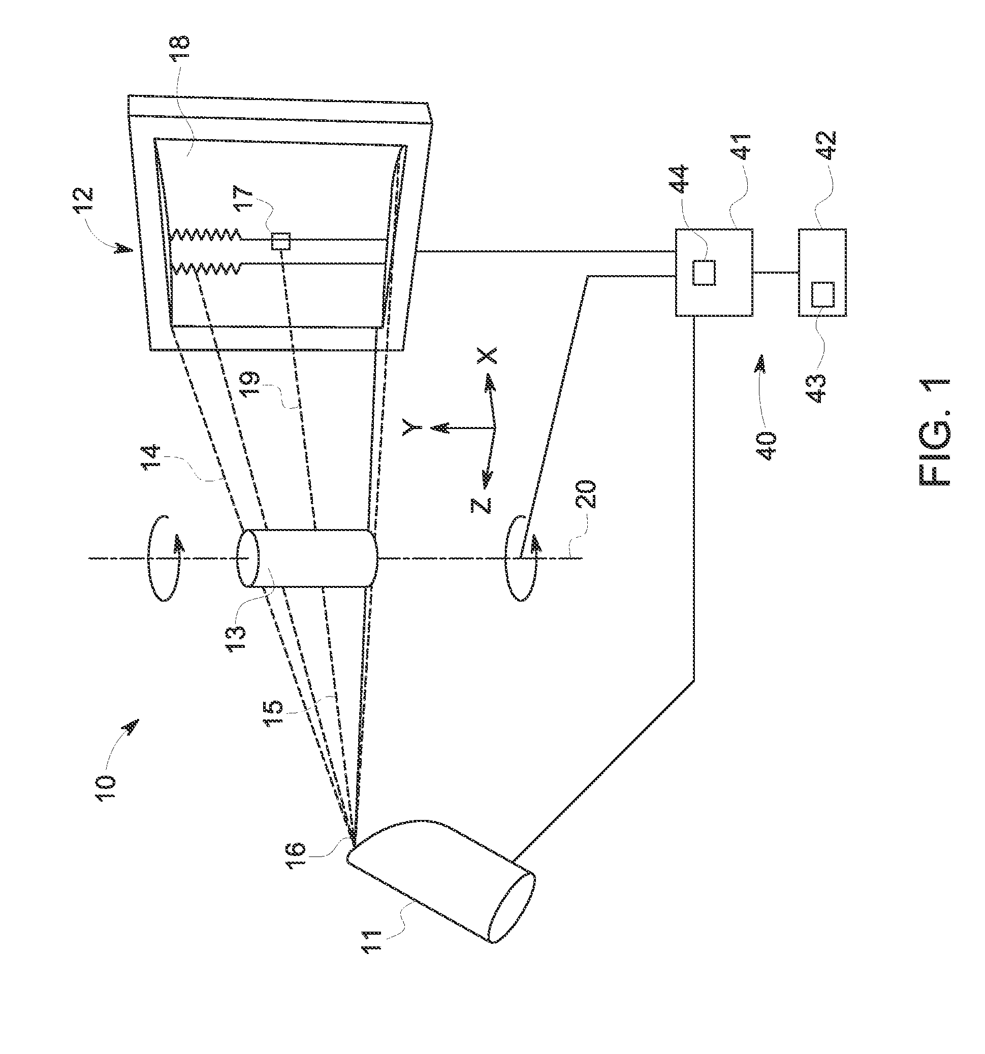 Method for determining geometric imaging properties of a flat panel detector, correspondingly adapted x-ray inspection system and calibration phantom
