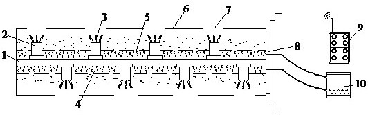 A device and method for automatically cutting the interior of surrounding rock for small-section expansion of tunnels under construction