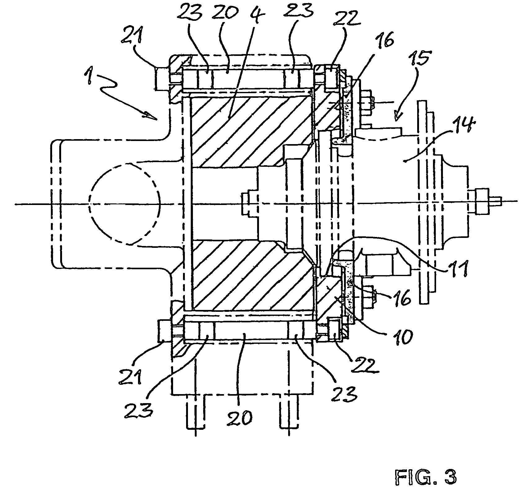 Method and device for dynamically measuring the unbalance of a rotor