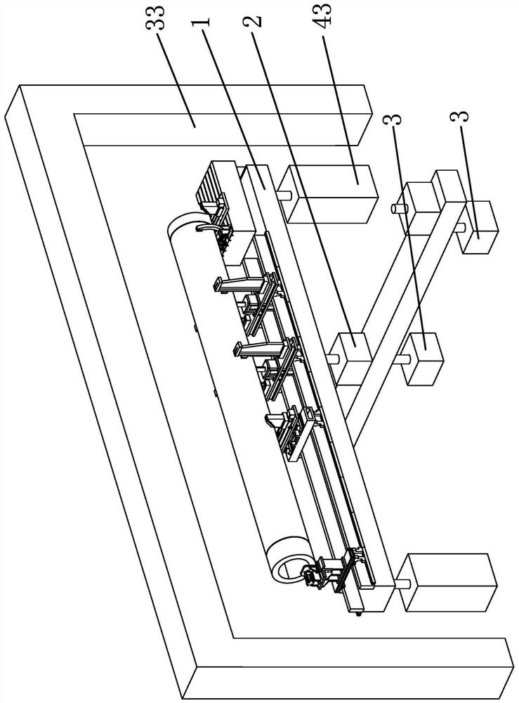 A limit mechanism for manufacturing solar water heater tanks