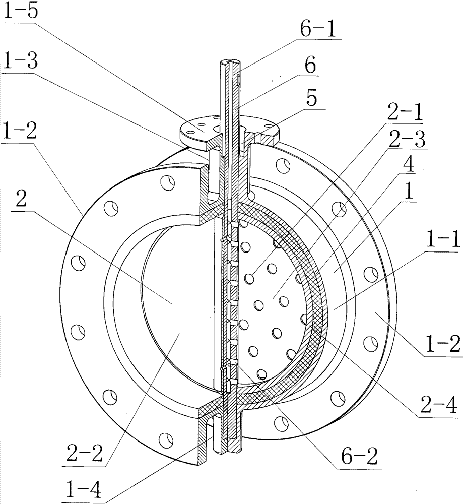 Material discharging device with air distribution function