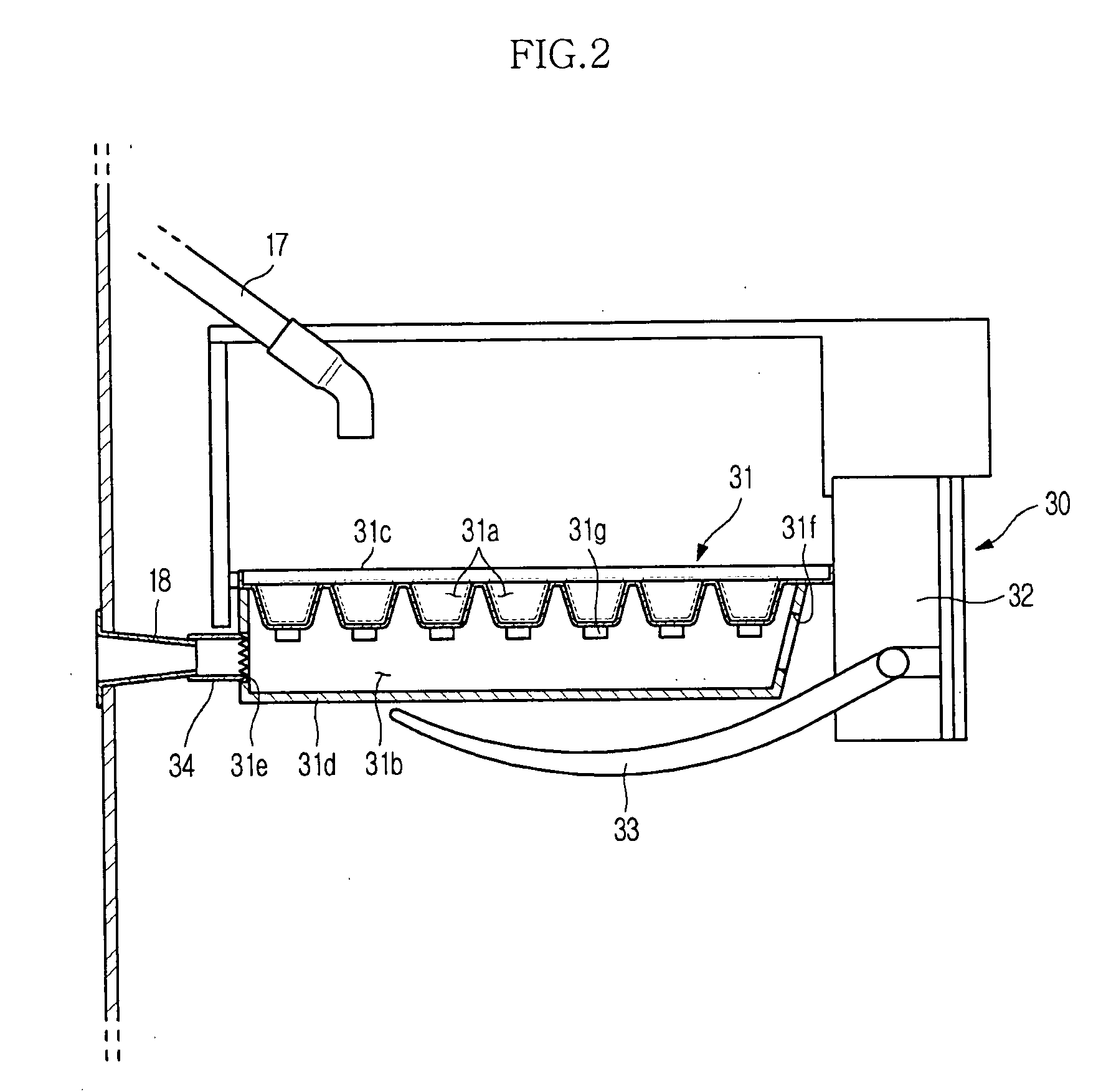 Ice making device and refrigerator having the same