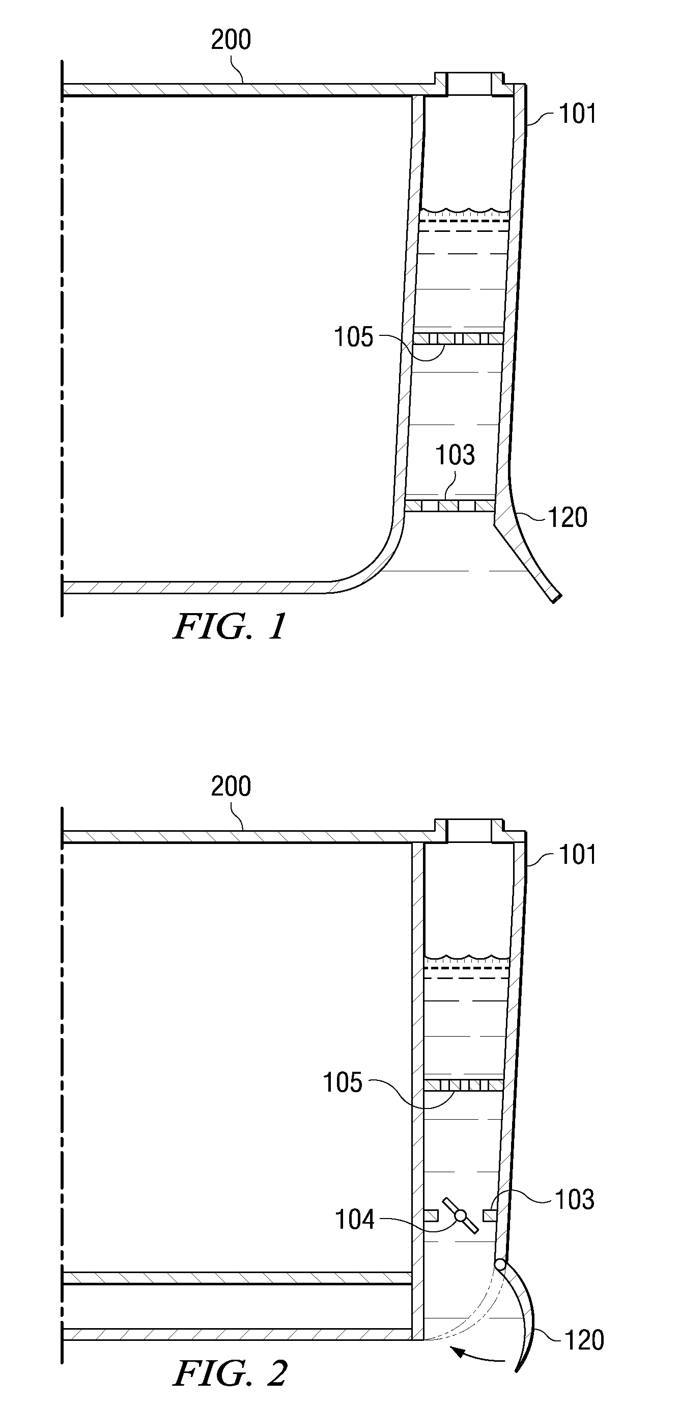 Roll Motion Damping Device for a Floating Body