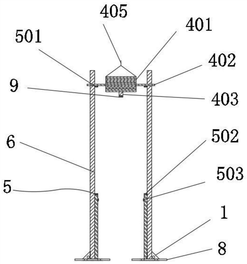 A long-span box beam dynamic bending ultimate strength test device