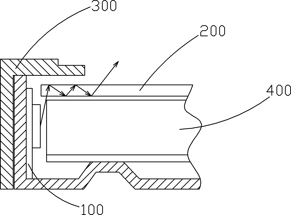 Light guide plate and backlight mould provided with same