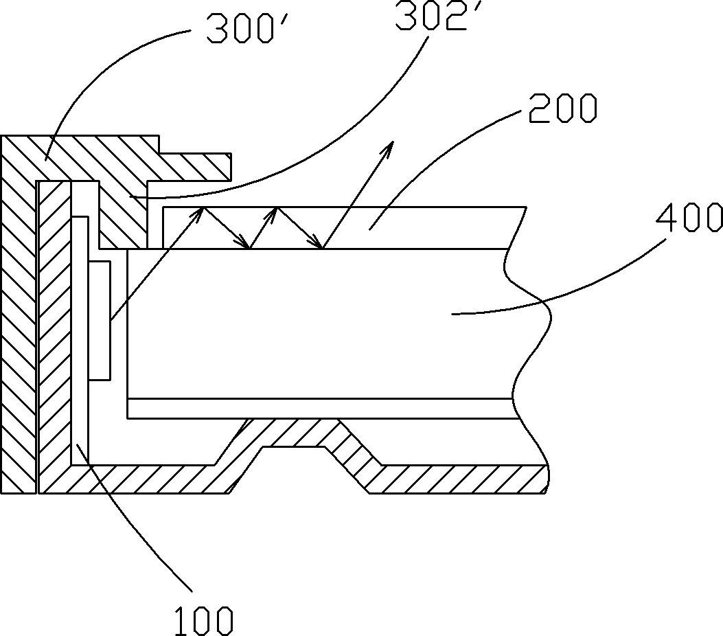 Light guide plate and backlight mould provided with same